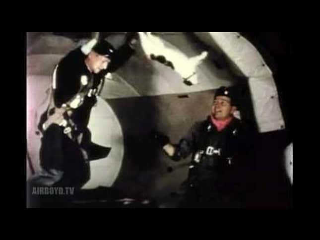 Cats and zero gravity simply do not mix