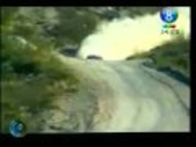 Man Asserts Dominion Over Nature, Hits Horse With Rally Car