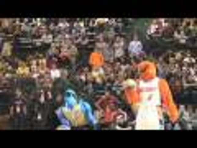 Mascots Play H-O-R-S-E Differently Than You And I