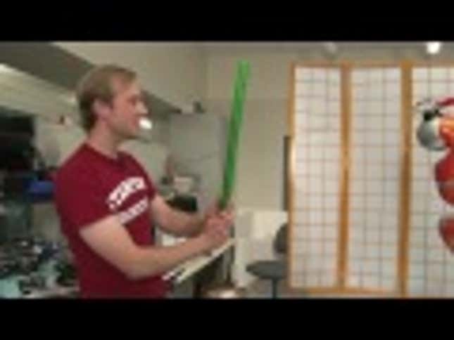 Science Is Teaching Kinect To Use a Lightsaber