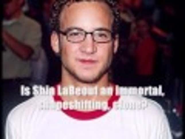 Surprisingly Convincing Video Suggests Shia LaBeouf Is More Than He Seems