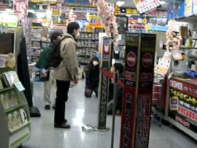"Nobody's running around like a chicken with their heads off" In Japan