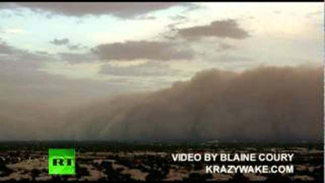 A city is erased in this time-lapse video of yesterday's massive Arizona dust storm
