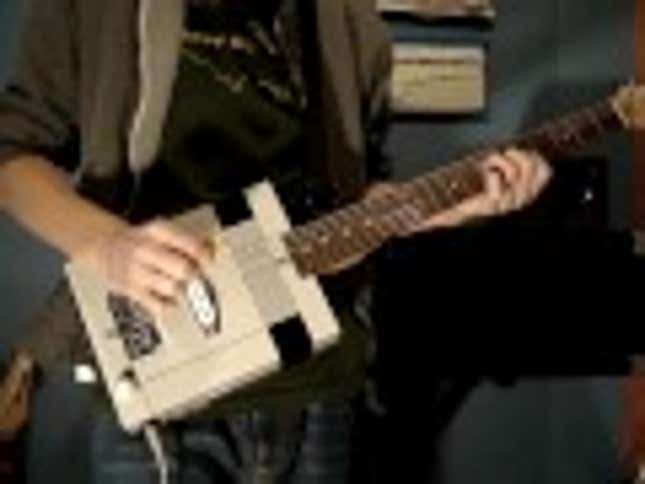 Going Off The Rails On A Guitar Made Out Of An NES
