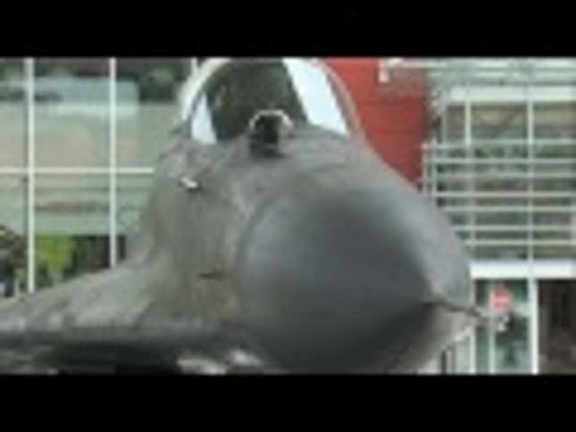 Yes, That's A MiG Fighter Jet Driving Down A Busy Street