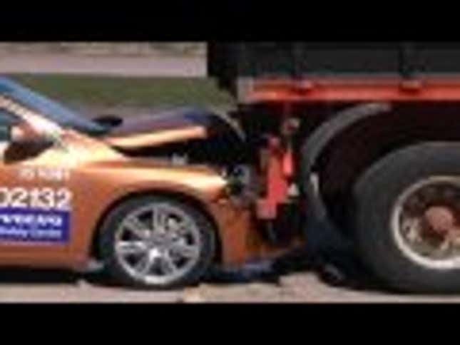 Volvo Pedestrian Avoidance Test Fails Spectacularly
