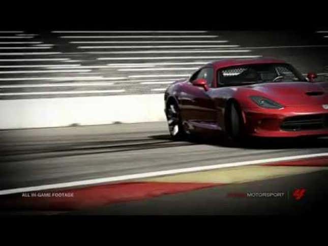Watch The SRT Viper Tear Up A Track On <i>Forza</i>