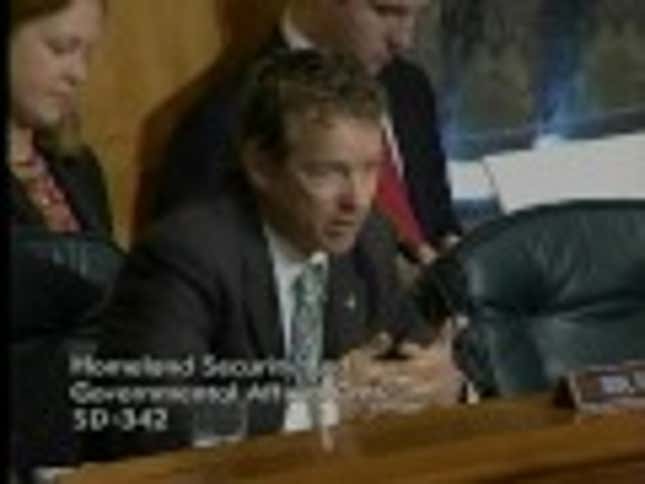 Anti-TSA Senator Rand Paul Detained By TSA