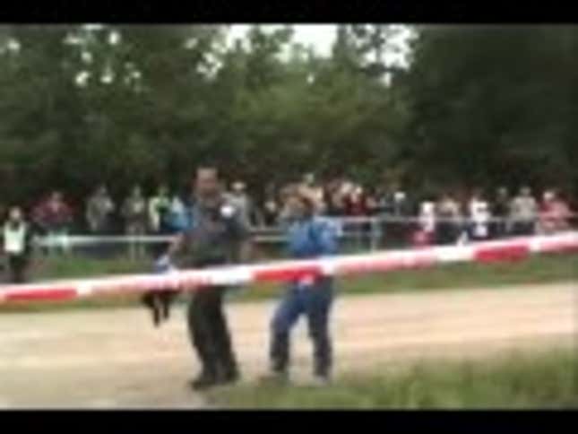 Watch a bad rally crash cause a worse rally crash