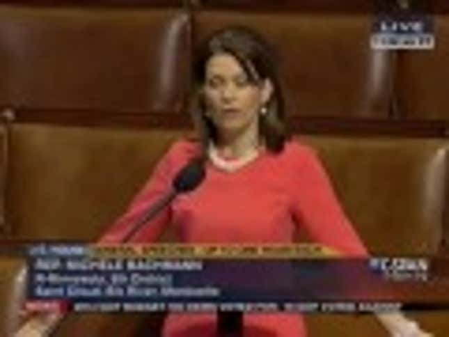 Michele Bachmann Claims Obamacare Will 'Literally' Kill Women, Is Literally an Idiot