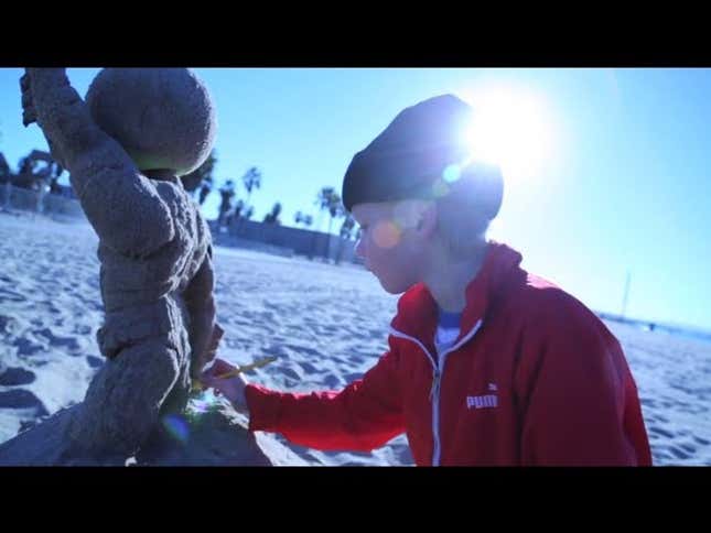 This Seven-Year-Old Professional Sand Castle Builder Is the Shit