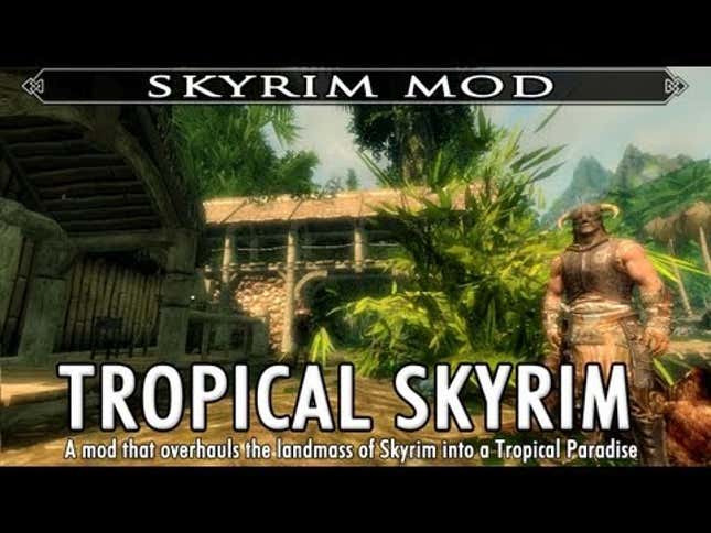 Look, It's A Mod That Makes <em>Skyrim</em> More Like <em>Far Cry 3</em>