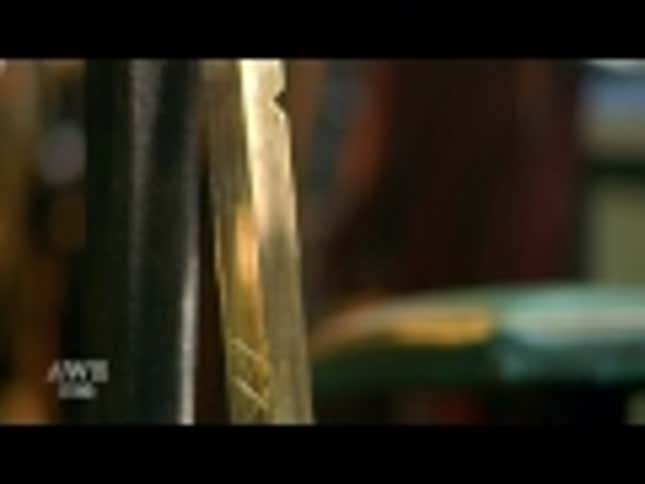 This Swordsmith Forged <em>Adventure Time's</em> Iconic Sword. Then, He Cut Stuff With it.