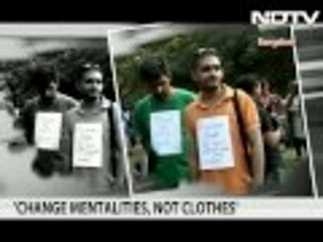 Awesome Indian Men Don Skirts to Protest Rape Culture