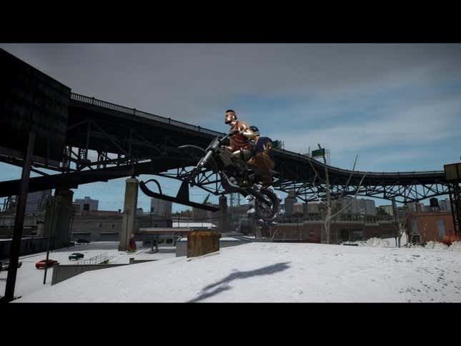 Watch <em>Far Cry 3's</em> Vaas Tear Up Liberty City On A Snowcross Bike