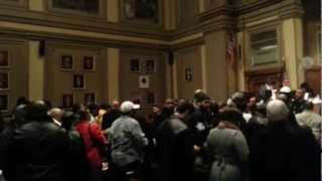 Cory Booker Causes Mini Riot at Newark City Council Meeting