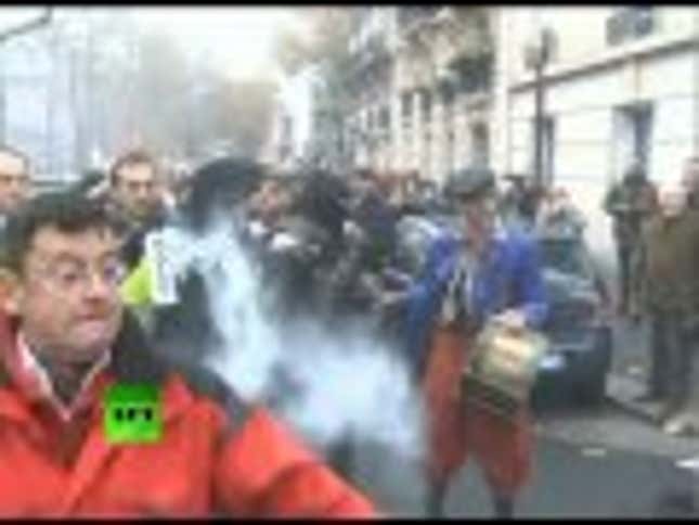 Topless Nun Protesters Physically Attacked by Anti-Gay Marriage Wingnuts