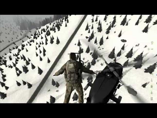 Watch This Guy Swim His Way Into A Helicopter Mid-Air In <em>DayZ</em>