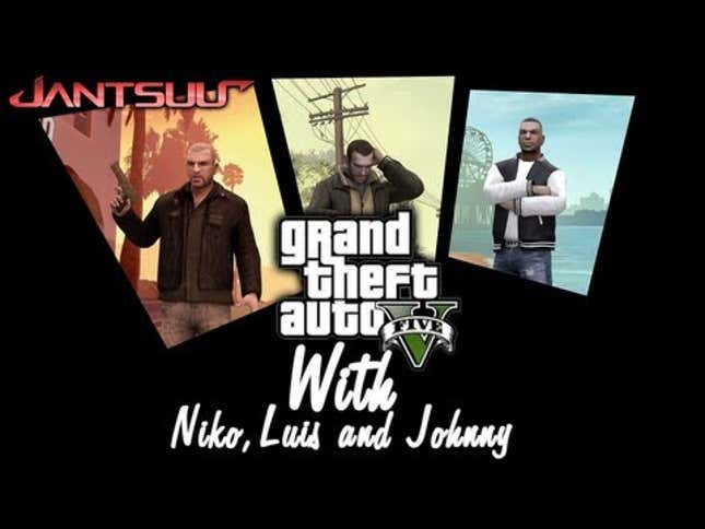 <em>Grand Theft Auto V's</em> Trailer Gets Remade With Some More Familiar Characters