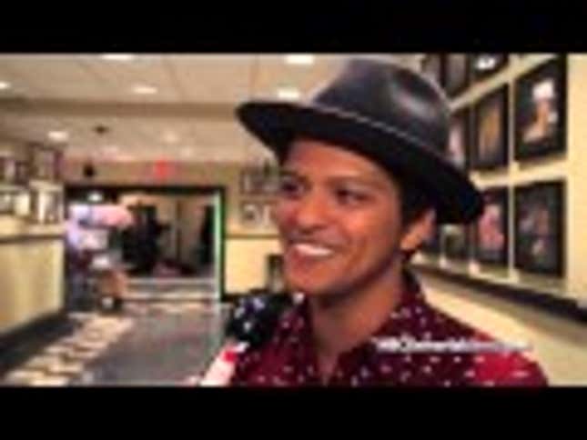 Saturday Night Social: Bruno Mars Attacks