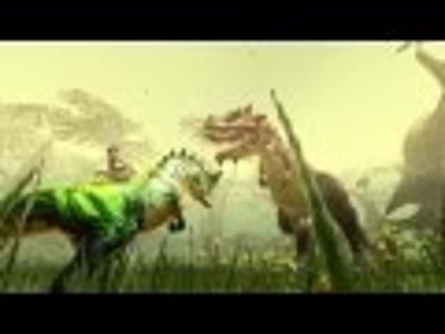 Here's a Dinosaur-Riding MMO You Can Play in Your Browser Right Now