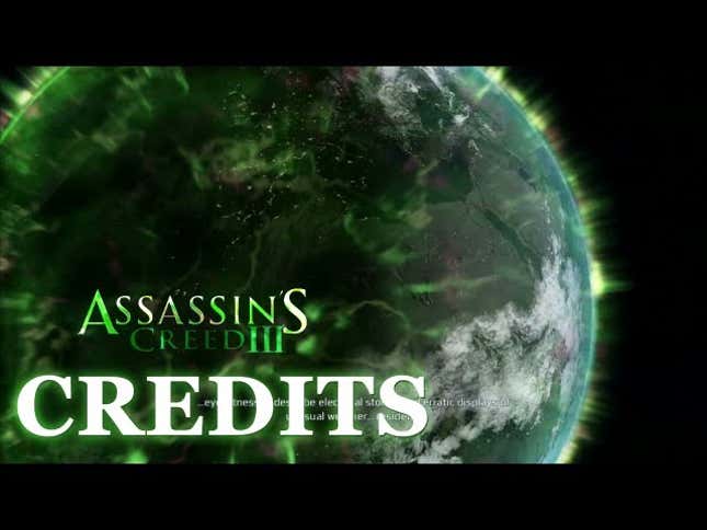 <em>Assassin’s Creed III’s</em> Credits Were The Worst Thing I Didn't Play All Year