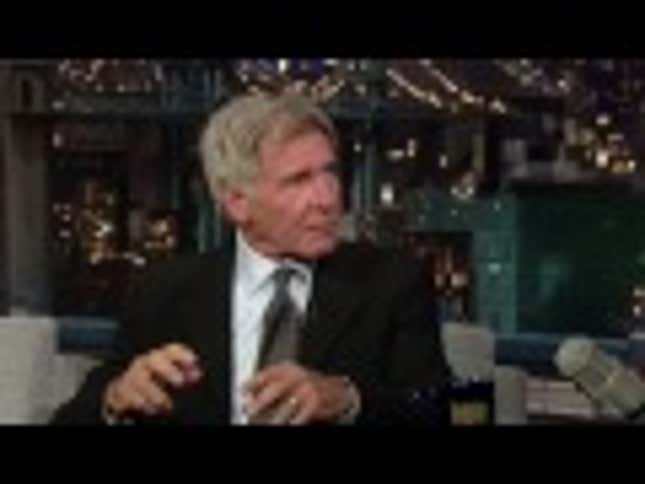 Harrison Ford Tells Hilarious Broccoli Joke, Disappointingly Does Not Announce Candidacy for President