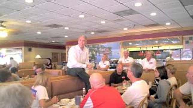 Rep. Joe Walsh Tells Diner Patrons that Sandra Fluke Really Ought to ‘Get a Job’