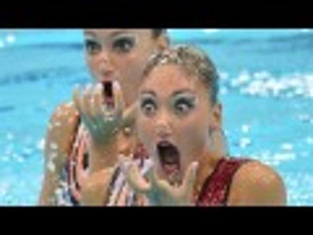 Synchronized Swimming Is a Lot Scarier Up Close