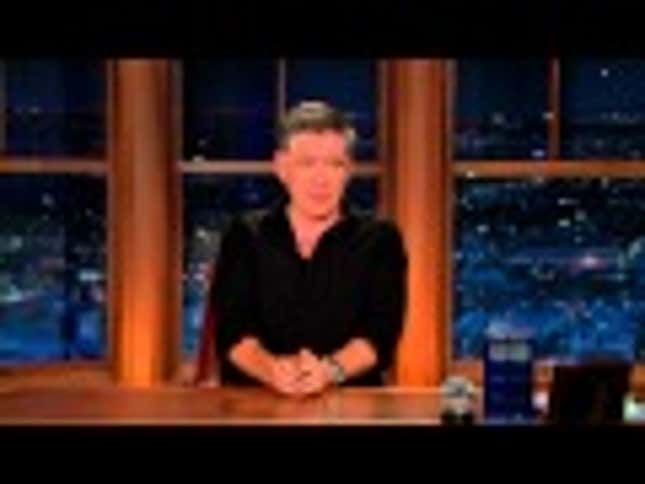 Craig Ferguson Forgoes His Monologue for a Soulful Rumination