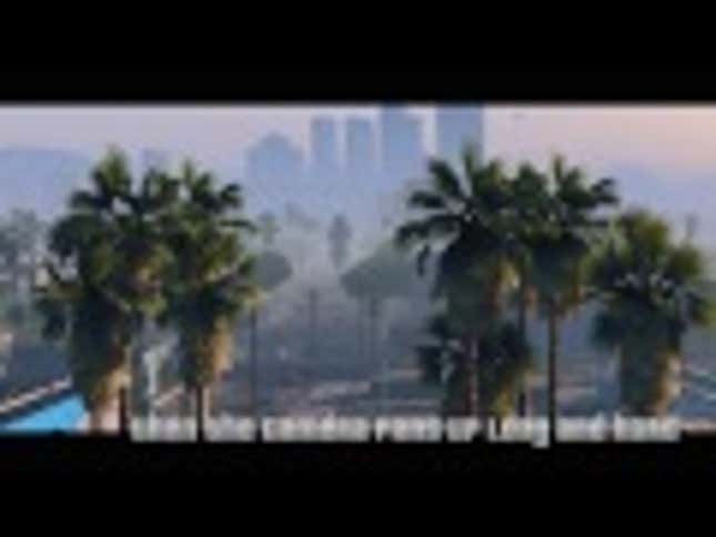 The First <em>Grand Theft Auto V</em> Rap Wants to Drive a Wind Turbine