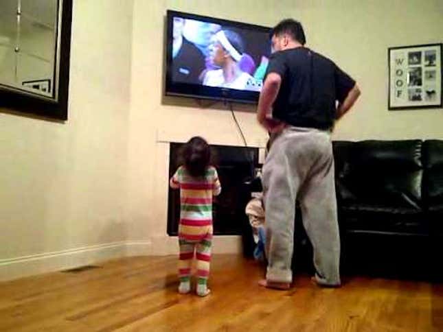 Father Accidentally Teaches His Daughter How to Be a Foul-Mouthed Sports Fan