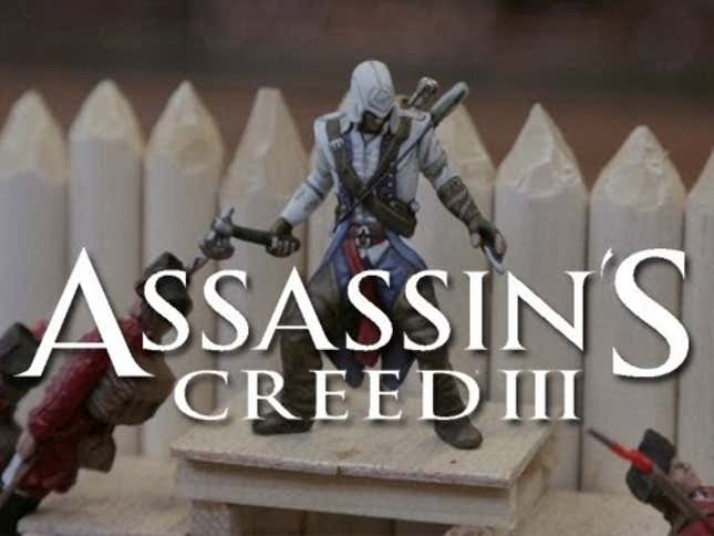 Watch 8000 Redcoats Fall Like Dominoes (Literally) In This Impressive Tribute to <em>Assassin's Creed III</em>