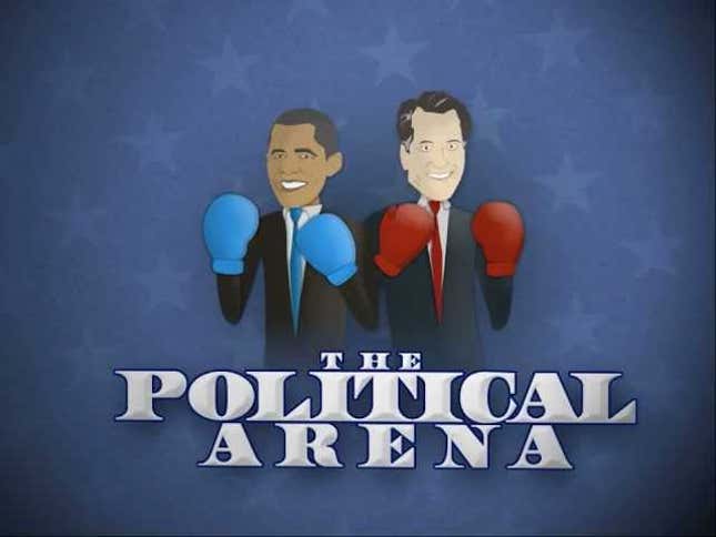 Another Mobile Game About Obama and Romney Hitting People