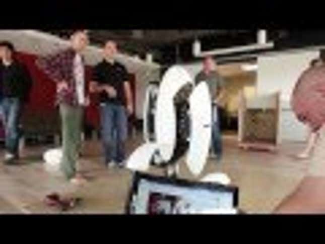 Watch Valve Set Up A Real, Working <em>Portal</em> Turret