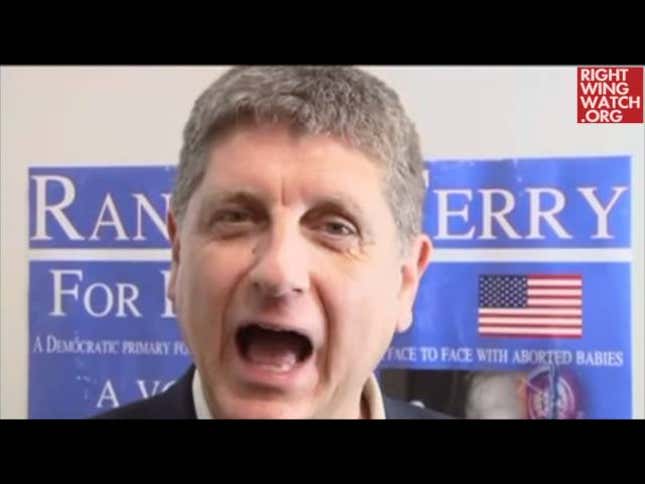 Unhinged Madman Randall Terry Has A Special Message for Our Readers