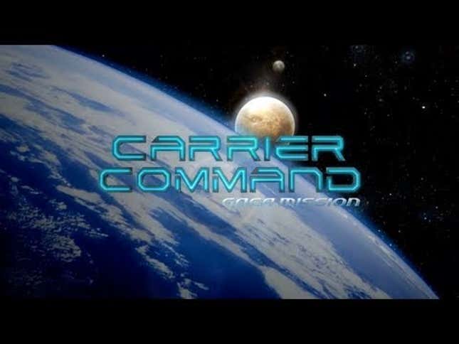 Imagine <em>Battlefield</em> Was a LOT Bigger. With Space Weapons. That's <em>Carrier Command</em>.