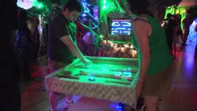 Hi There, Ridiculously Enormous Two-Person <em>Mario Bros.</em> Controller