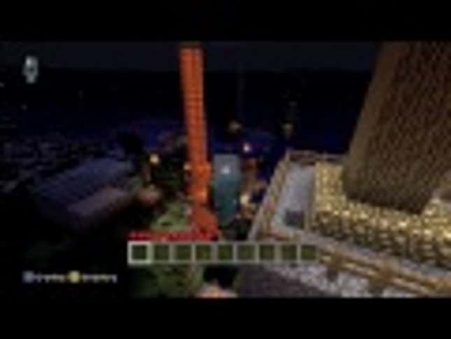 <em>Minecraft</em> Timelapse Reveals Slow-Motion Destruction