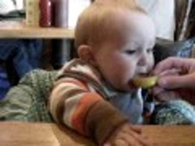 Adorable Baby Makes Most Adorable Lemon Face in the History of Time