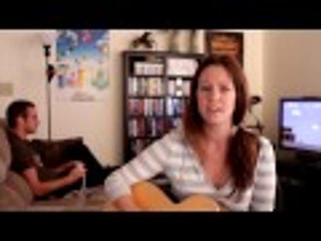 One Girl's Adorable Song For Her Nerdy Boyfriend