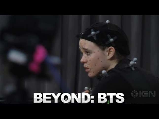 Watch Ellen Page Become a Video Game Character