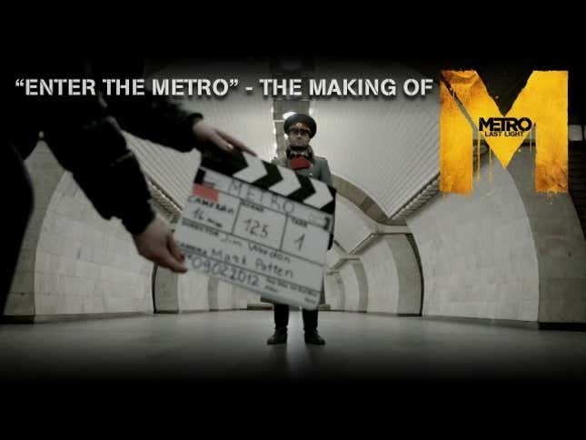 How Was <em>Metro: Last Light</em>'s Gut-Wrenching Live Action Trailer Made? In the Cold.