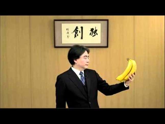 Nintendo Proves There's Nothing as Bananas as Holding...Bananas