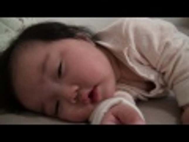 Baby Takes The Cutest, Shortest Naps