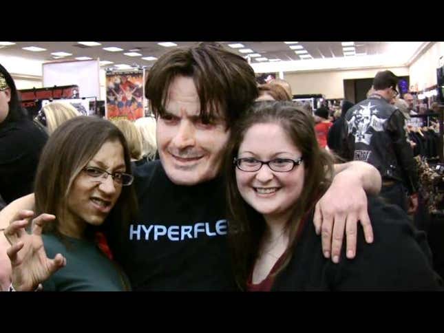 Charlie Sheen Mask Almost As Disturbing As The Real Thing