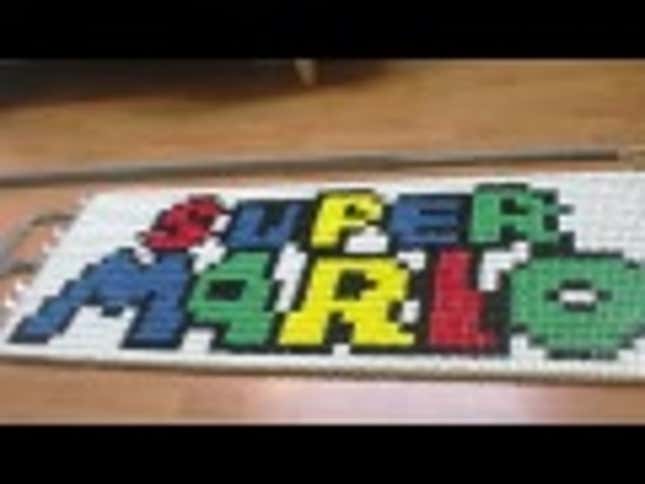 Over 30,000 Dominoes Were Harmed in the Making of this Nintendo Tribute Video