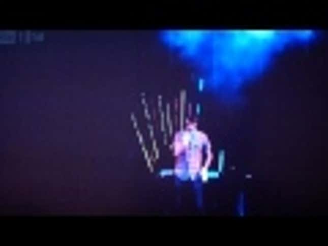 Simon Cowell Is Impressed By Your Laser-Harp Performance of the <em>Tetris</em> Theme