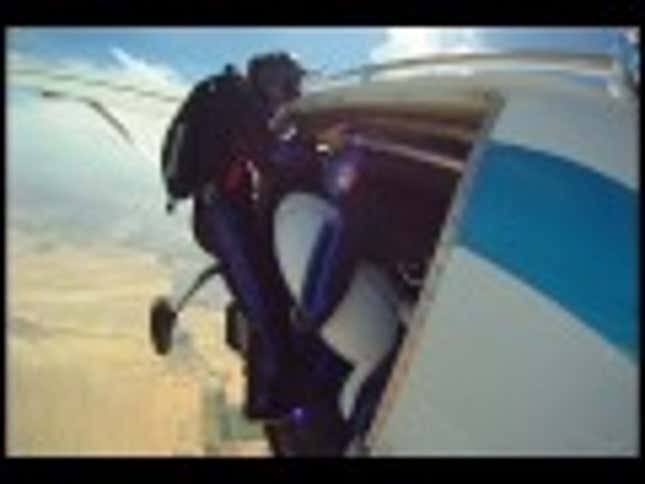 Ever Wanted to See a <em>Portal</em> Turret go Skydiving? Well, Here You go