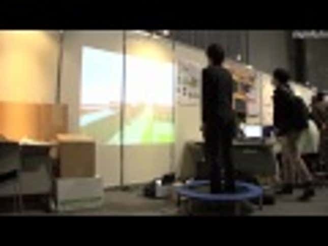 A Trampoline: The Newest, Bounciest Game Controller of All
